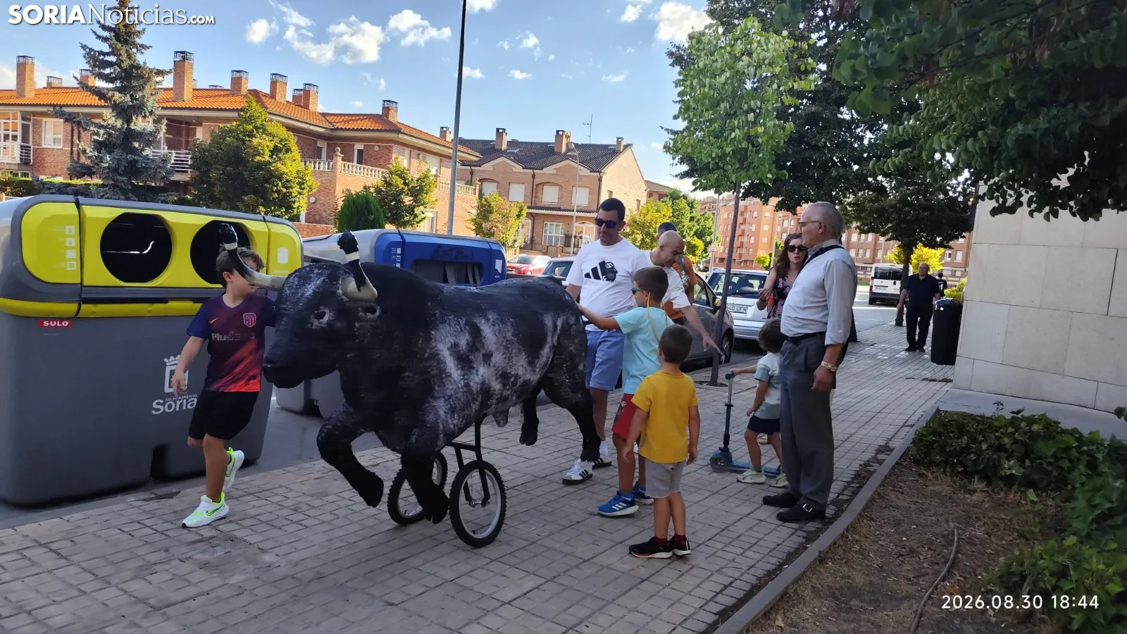 Los carretones cierran las fiestas de Santa Bárbara