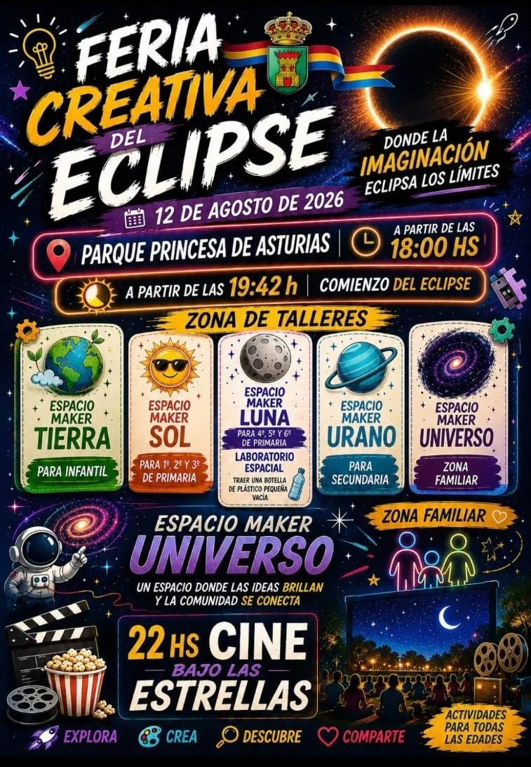 Foto 2 - Talleres cient&iacute;ficos y cine familiar dinamizar&aacute;n la tarde del eclipse en &Oacute;lvega