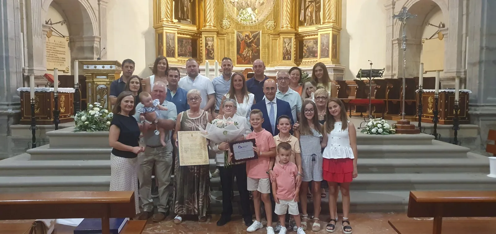 Ágreda celebra el multitudinario centenario de María Asunción Alonso del Río