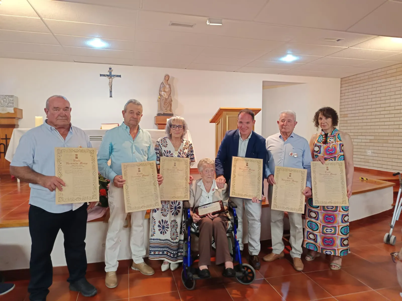 Foto 2 - Paula Hernando Monge celebra sus 100 a&ntilde;os en San Esteban de Gormaz