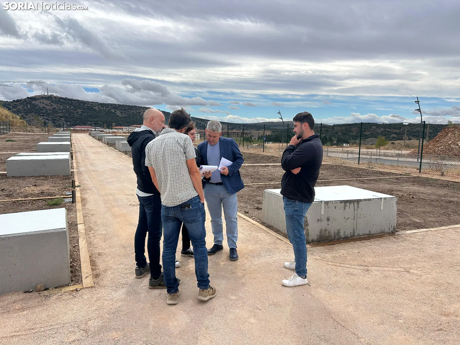 Soria inaugura 24 huertos urbanos que entrarán en funcionamiento la próxima primavera