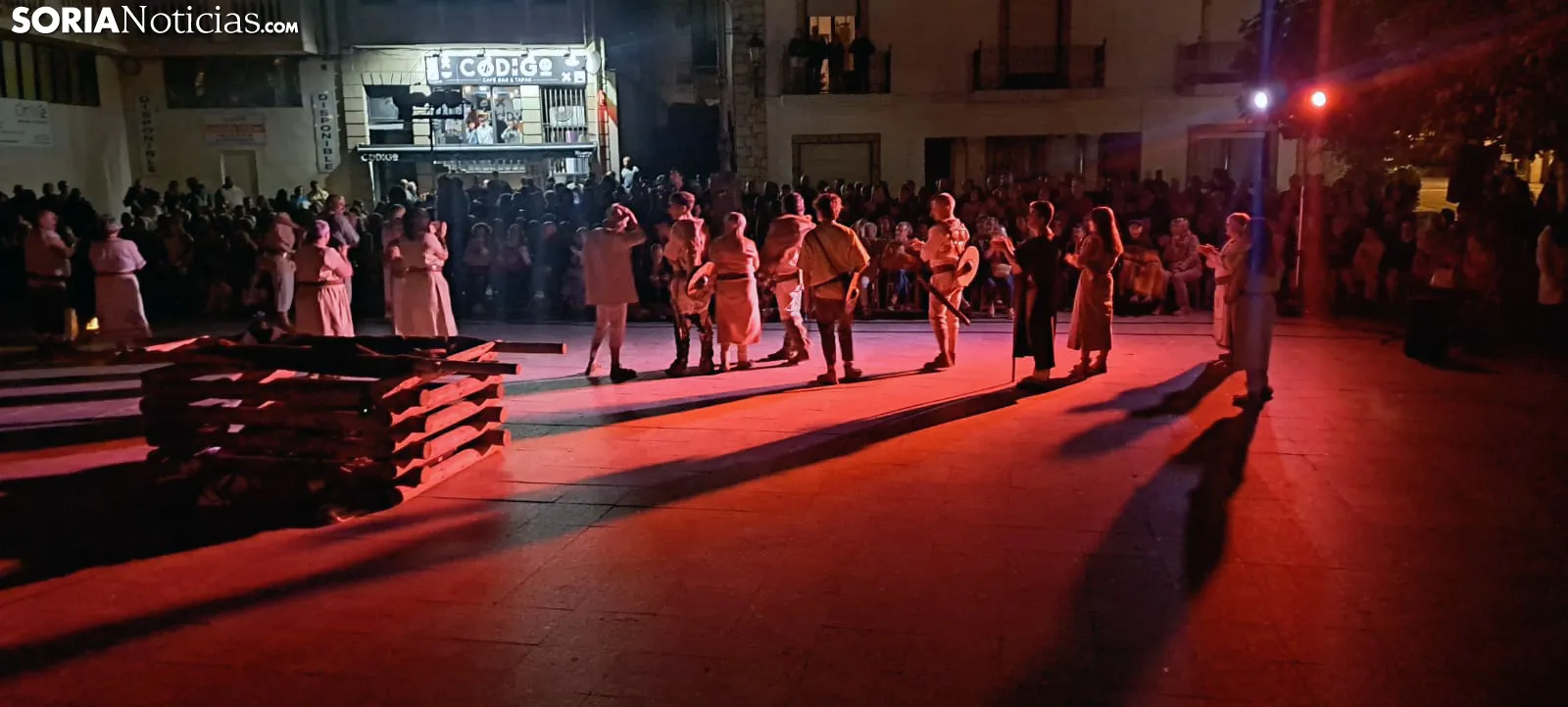 San Leonardo viaja al pasado con el ritual funerario de Numancia