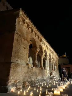 Foto 3 - La historia se llena de luz y m&uacute;sica en San Esteban de Gormaz