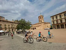 Participación en el Día de la Bicicleta en Almazán. / Imagen: Ayto. Almazán