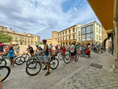 Participación en el Día de la Bicicleta en Almazán. / Imagen: Ayto. Almazán