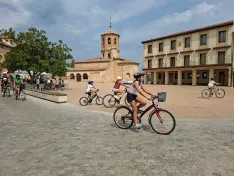 Participación en el Día de la Bicicleta en Almazán. / Imagen: Ayto. Almazán
