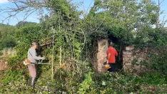 Foto 5 - Los voluntarios devuelven a Vozmediano la ermita de San Sebasti&aacute;n y una tradici&oacute;n perdida hace 120 a&ntilde;os