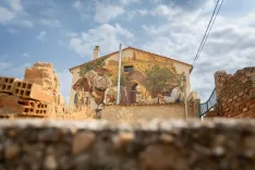 Homenaje a Sorolla: Pastores en la puerta del Mercado de Almazán. / Imagen: Ángel García Ortega – Fotografía