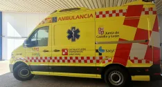 Momentos de la presentación de la ambulancia en el Centro de Salud de Ólvega  |SN