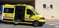 Momentos de la presentación de la ambulancia en el Centro de Salud de Ólvega  |SN