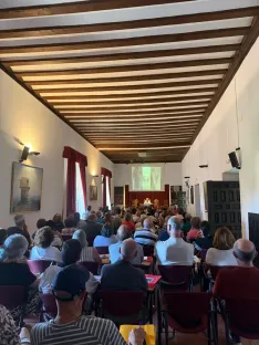 Foto 5 - El curso de verano de &Aacute;greda cuelga el cartel de completo