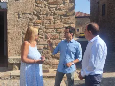 La visita de esta mañana a Castilfrío de la Sierra