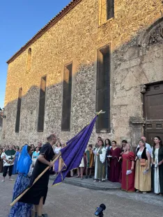 Representación teatralizada del V Centenario de la Colegiata de Berlanga de Duero.