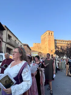 Representación teatralizada del V Centenario de la Colegiata de Berlanga de Duero.
