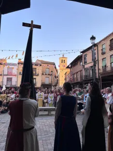 Representación teatralizada del V Centenario de la Colegiata de Berlanga de Duero.