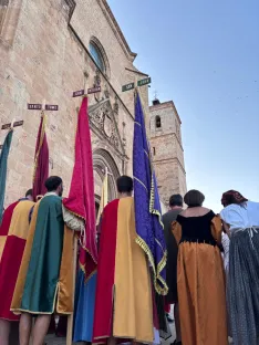 Representación teatralizada del V Centenario de la Colegiata de Berlanga de Duero.