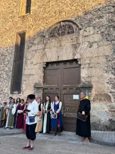 Representación teatralizada del V Centenario de la Colegiata de Berlanga de Duero.