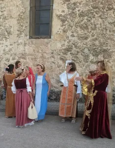 Representación teatralizada del V Centenario de la Colegiata de Berlanga de Duero. / Imagen: Javier L. Minchán
