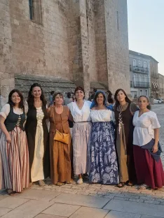 Representación teatralizada del V Centenario de la Colegiata de Berlanga de Duero. / Imagen: Javier L. Minchán