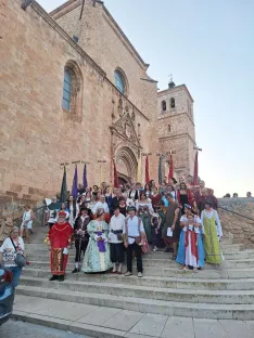Representación teatralizada del V Centenario de la Colegiata de Berlanga de Duero. / Imagen: Javier L. Minchán