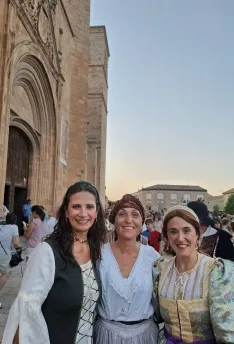 Representación teatralizada del V Centenario de la Colegiata de Berlanga de Duero. / Imagen: Javier L. Minchán