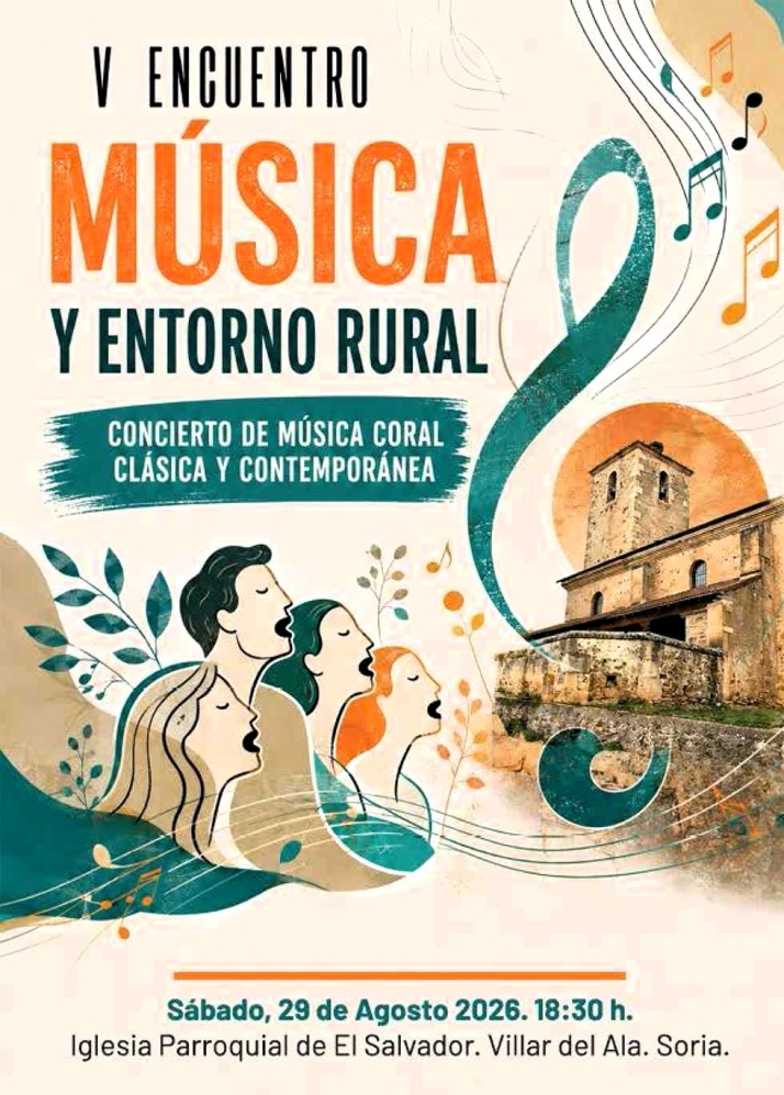 Zarzuela, góspel y música contemporánea se citan en Villar del Ala