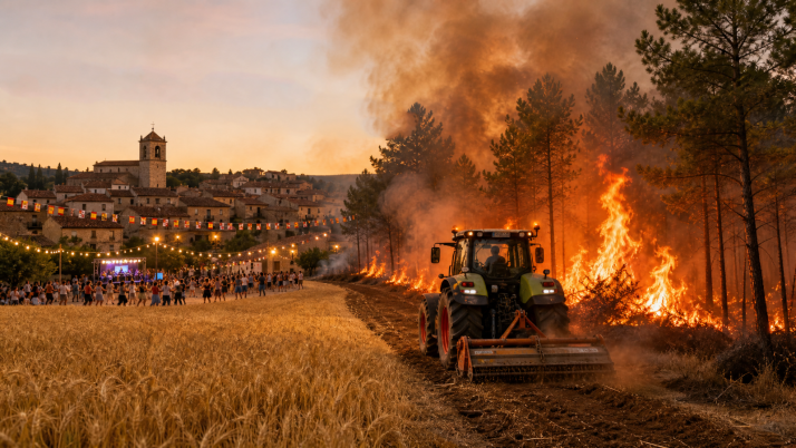 Entre fiestas y eclipses se llena la provincia
