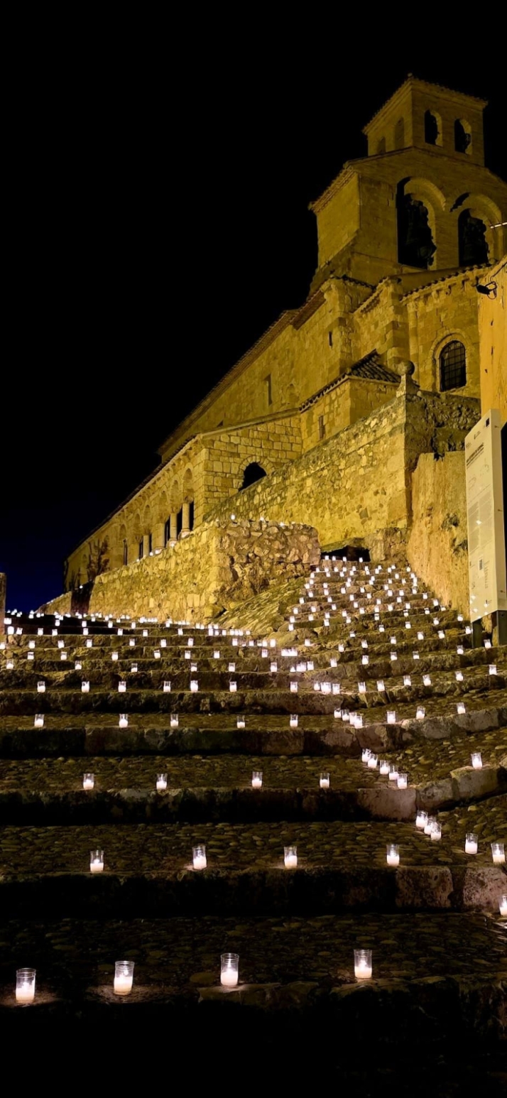 La historia se llena de luz y música en San Esteban de Gormaz