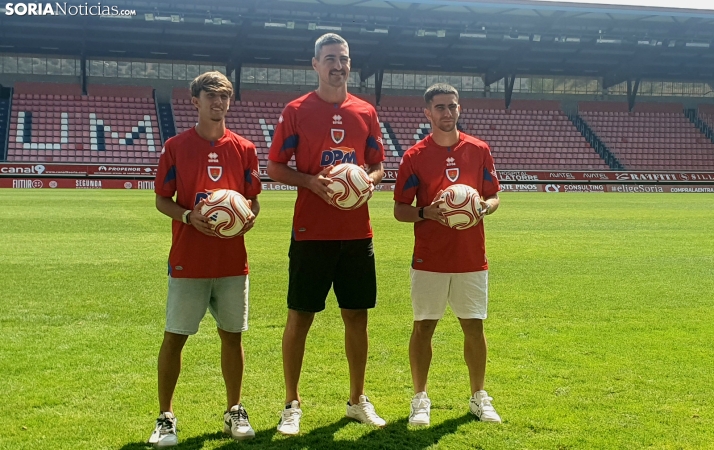 Sebas Flores, Borja López e Iker León: juventud, experiencia y gol para este nuevo Numancia