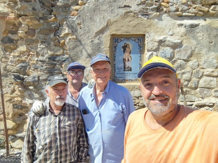 Los voluntarios devuelven a Vozmediano la ermita de San Sebastián y una tradición perdida hace 120 años