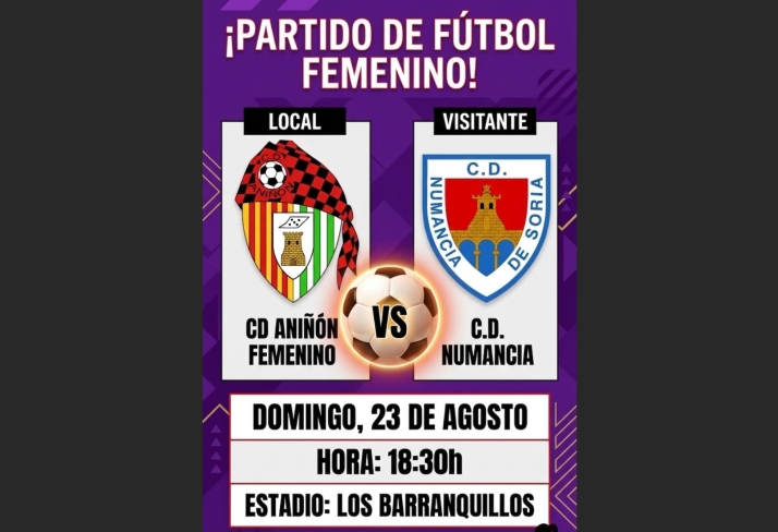 Este pueblo de Zaragoza espera ilusionado el amistoso contra el Numancia femenino