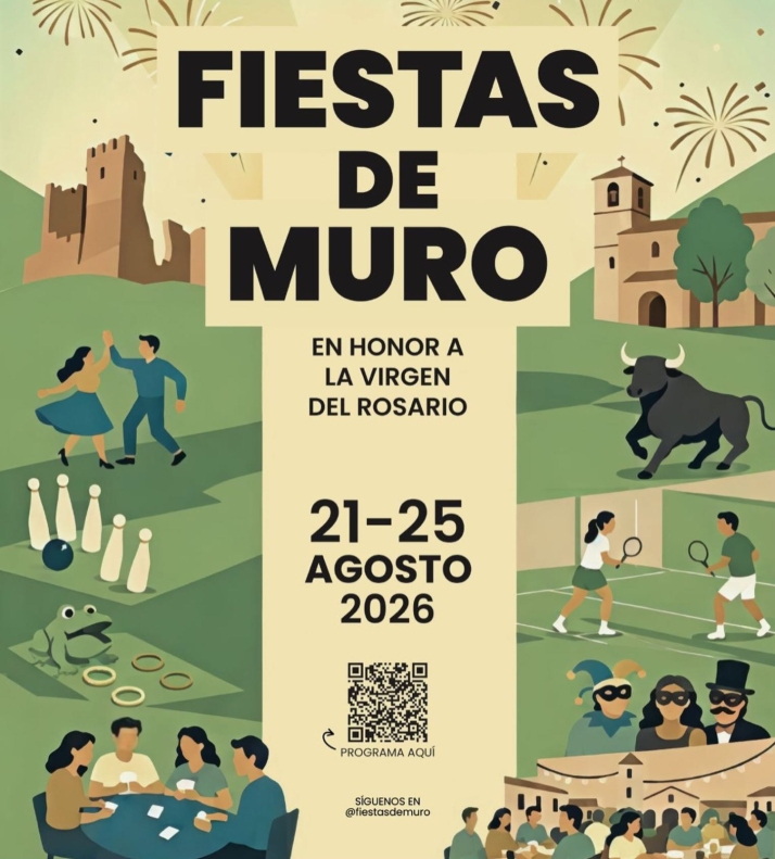 Muro se viste de fiesta: cinco días de música, vaquillas y tradición