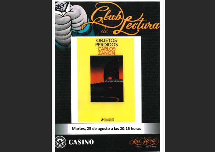 El Club de Lectura del Casino analiza este martes Objetos perdidos