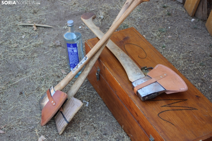 La tradici&oacute;n de la madera se convierte en espect&aacute;culo en Vinuesa 