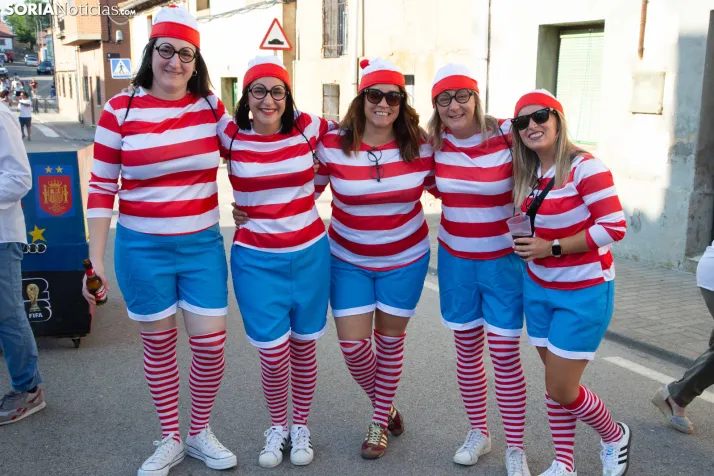Disfraces en las fiestas de Tardelcuende 2026
