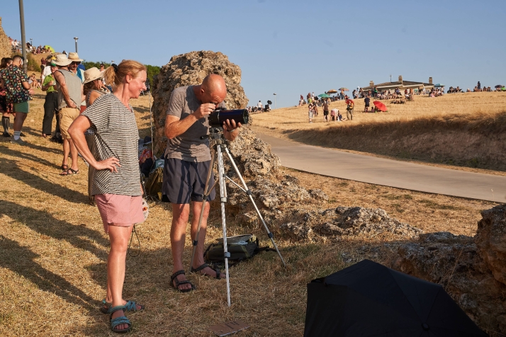 Fotos: Almaz&aacute;n re&uacute;ne astronom&iacute;a, patrimonio y cultura bajo el eclipse