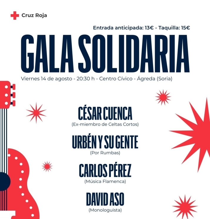 La primera gala de Cruz Roja impulsará la labor social en Ágreda