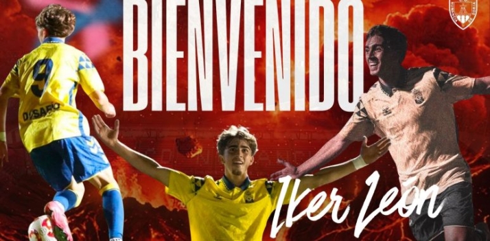 El Numancia incorpora al pichichi de la cantera de Las Palmas, Iker León