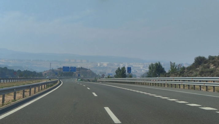 Los incendios de Las Hurdes y Braganza disparan la polución en Castilla y León