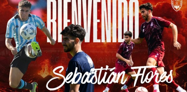 Sebastián Flores se incorpora al Numancia 
