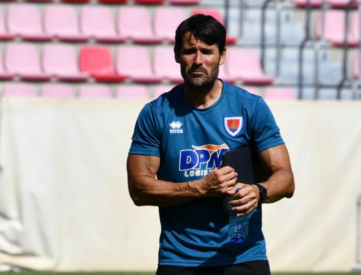 Lolo Escobar, satisfecho con la imagen del Numancia en su primer test de pretemporada
