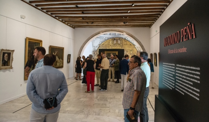 La exposición de Maximino Peña, en El Burgo, suma ya más de 5.400 visitantes 