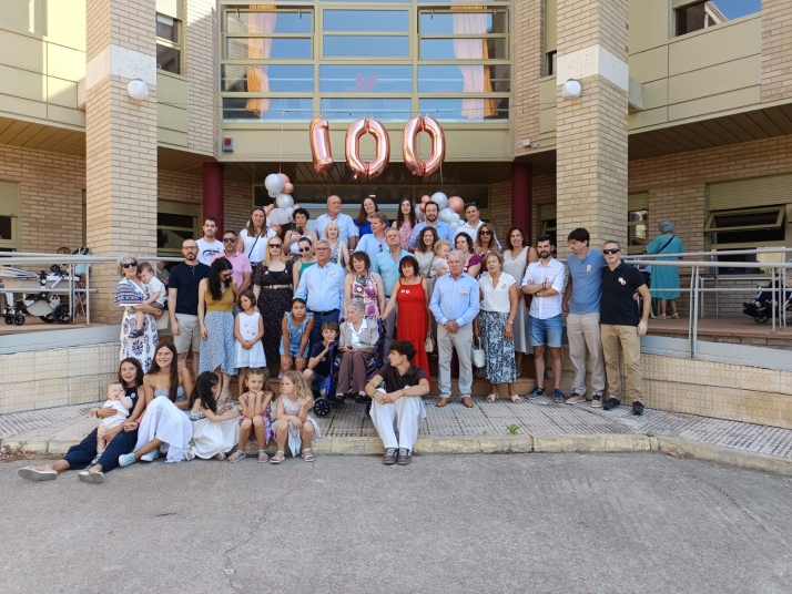 Paula Hernando Monge celebra sus 100 años en San Esteban de Gormaz