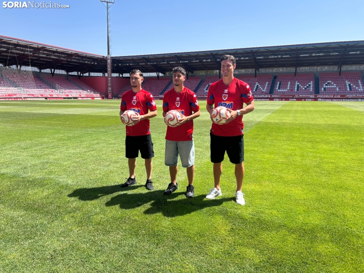 Hugo Torondel, Fran González y Marcos Lopes ya lucen como rojillos: Llegamos a un club grande