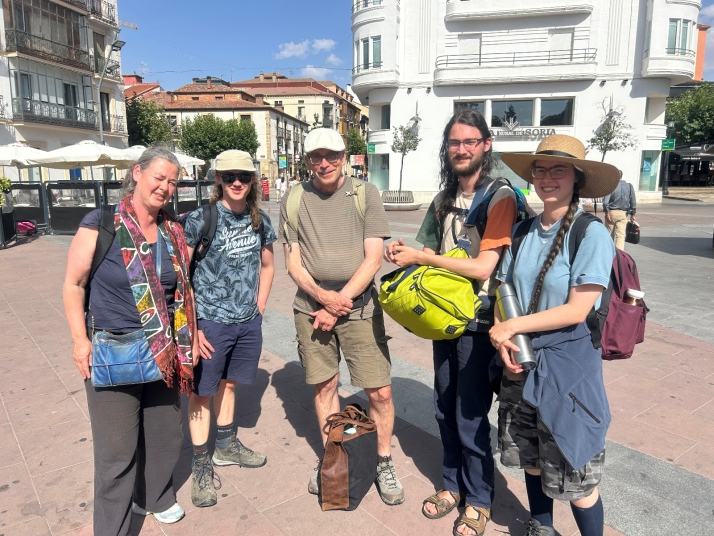 Esta familia holandesa llega a Soria por ver el eclipse: No sabíamos que existía hasta que la buscamos