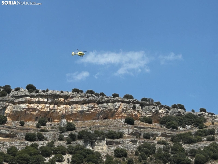 Rescatado en helicóptero un excursionista de 85 años tras perderse en el Pico Frentes