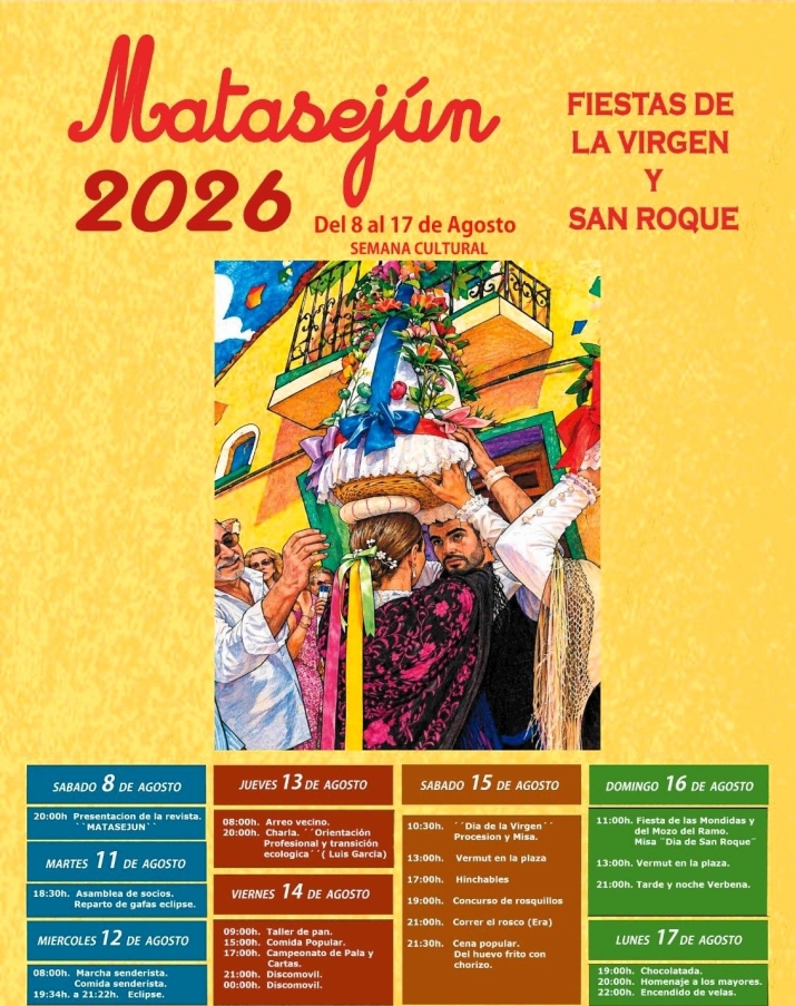 Las Móndidas y el Mozo del Ramo coronarán las fiestas de Matasejún