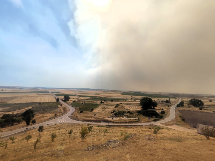 Soria registra hasta agosto un 28% más de incendios forestales que en todo 2025 y multiplica por cinco la superficie quemada