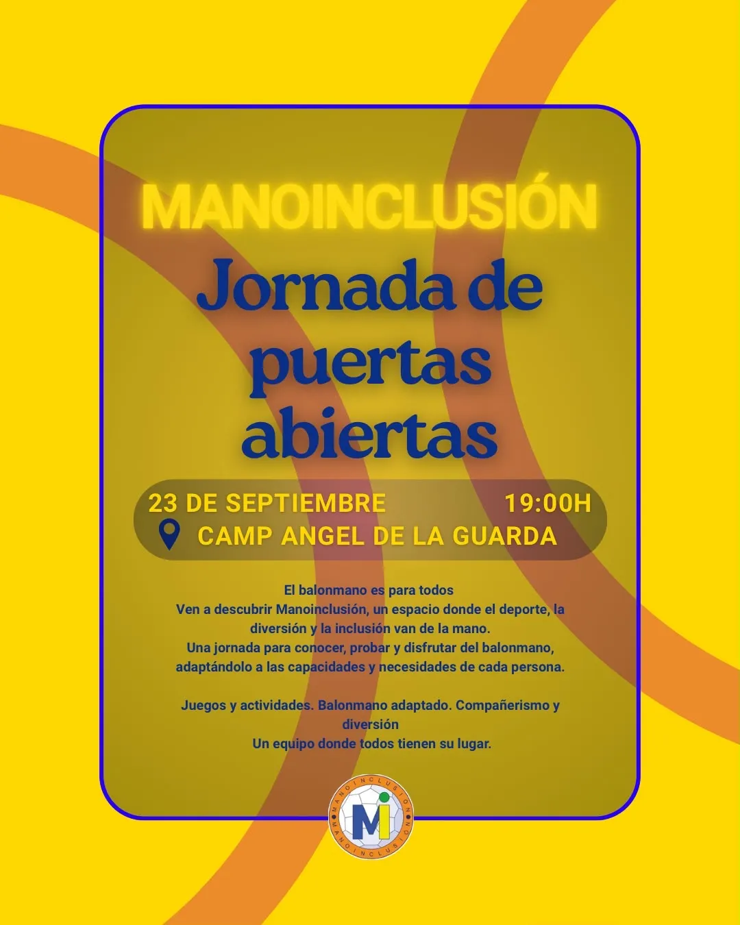 Foto 2 - El Camp &Aacute;ngel de la Guarda abre sus puertas al balonmano inclusivo