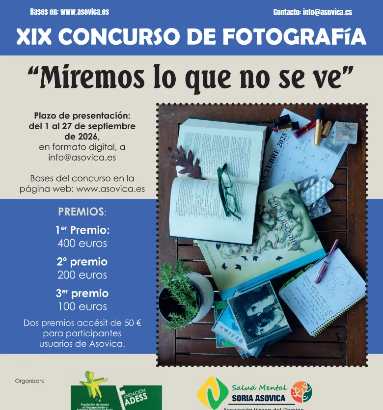 Concurso de fotografía de Asovica sobre salud mental